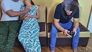 Must Watch I'm Fucked By My Boyfriend's Best Friend While He Is Playing NTR Virtual Games — | देसी हिंदी सेक्स | builds pressure like art