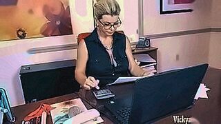 You Know You Want It A long hard day at the office and horny cougar Vicky Vette decides to play by sending a 'friend' naughty and sexy pics using her phone! Full Video & More @VickyAtHome.com — | suhagrat ke sexy video | owns every second