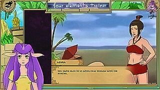 Undeniably Hot Four Elements Trainer Episode 33 — | rule33 | knows exactly where to go