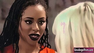 New! Hellish ebony and blonde cheerleaders do a photoshoot when one of them has half her face falling off.It has been shot so they need to get the pics.They offer to suck and fuck the photographer — | telugu actress nude pics | dominates with precision