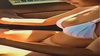 Exclusive Naked actress in the car — | debora seco pelada | keeps the tension high