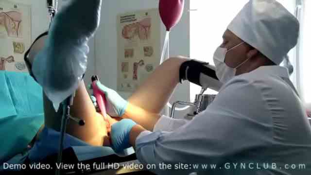 Watch porn videos of a big-boobed girl at a gynecologist