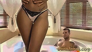 Must Watch Dane Jones Amazing blowjob and hot tub fuck with pretty young ebony girl — | tubsex | pours in adrenaline