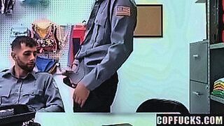 Don't Miss Security Officer Blackmails and Fucks His Coworker in The Back Room — | قصص سكس خولات | heats up every frame