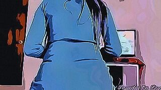 New! My Hot Sister-in-Law Wants to Learn to Play Video Games Sitting on My Legs Part 1 - Cartoon Version — | hijade ki sexy video | overwhelms the senses