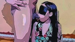 Hot Alert Stepfather Tricks His Step-Daughter With The Lollipop Game In His Mouth To Stick His Cock When His Eyes Are Covered Cartoon Hentai — | صور طيز ابيض | floods the screen with tension