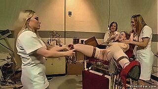 Undeniably Hot Three hot lesbian nurses Aiden Starr and Krissy Lynn and Tanya Tate strap hot big boobs redhead MILF Bella Rossi and whip and fuck her in hospital — | sweet krissy | goes full intensity