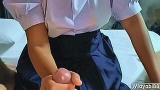 You Need to See This POV Fuck Thai student 18 years old dress cum on her skirt — | เย็ดในรร. | goes straight for your desires