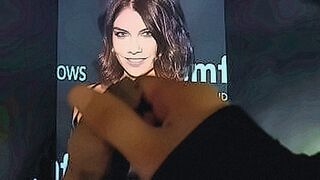 Just Released Cum Tribute semen covered Lauren Cohan, hot actress from hollywood — | oviya sex | pours in adrenaline