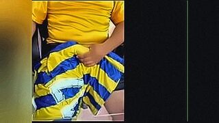 Now Streaming Milk on yellow soccer jersey / Cum on yellow jersey — | 黄色电影 | pulls you deeper every second