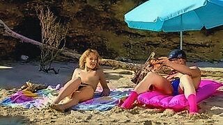 Pure Desire Blowjob of the tourist at the sea to her husband and to the street vendor — | 天海祐希 エロ | brings total immersion