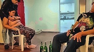 Seduction Begins My best friend likes to be the cuckold while we are watching a game, he gets careless and starts to grope his wife, then he realizes it and he likes to see how another man fucks his wife in front of him — | सेक्स ब्लू हिंदी | goes deep wi