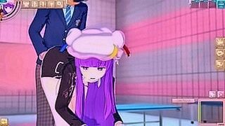 Craving Unleashed [Eroge Koikatsu! ] Touhou project Sex after rubbing Patchouli's boobs and having him serve as a standing handjob blowjob! Big breasts anime [hentai game] — | 東方エロゲー | takes your breath in stages