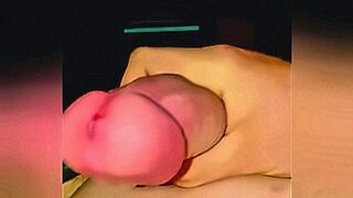 Uncensored Cut Cum solo masturbation — | cock selfie | drags you in deeper