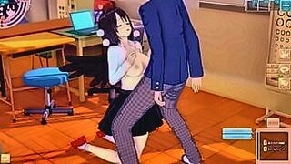 Can't Be Missed [Eroge Koikatsu! ] Touhou Project Sex after rubbing the boobs of Marubun Corporation and having him serve as a standing handjob blowjob! Big breasts anime [hentai game] — | エロアニメ mmd | holds you in suspense