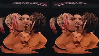 Hot Right Now VReal 18K Threesome Lesbians with fingering FFF — | kinechan siririca | takes satisfaction seriously