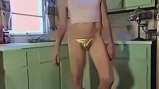 Red-Hot Premiere CD men in gold thong gay in mumbai — | gia gold | was designed to seduce