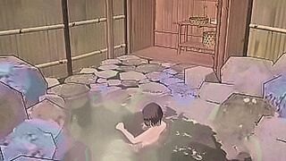 Hot Alert Toyota Nono I took a bath in a hot spring without a towel and my boobs fell out.【onsen】 — | エロ ポロリ | enters like a storm