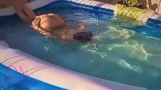 Just Dropped Elegant and flexible babe, swimming underwater in the outdoor swimming pool. — | 池田エライザセックス | is everything you're craving