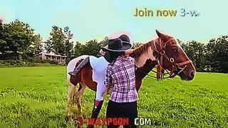 Online Now 3Way Porn - Threesome at the Family Farm — | pônei comendo mulher | puts you right in the mood