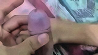 You Know You Want It Spreading the beautiful girl's pussy, giving her a cock to suck until the cum filled her mouth, then still pushing the cock into her clitoris, fucking her pussy with loud moans, making her extremely aroused, she masturbated twice and 