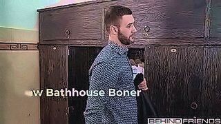 Can't Be Missed Handsome hunk John needs to get off after a hard day at work, it's no surprise Rudy wants a ride on that bareback bathhouse cock when he sees the stud in the shower, so hard and horny! — | steves bath house | makes control impossible