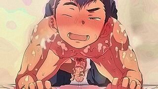 Instant Classic Anime yaoi bara Gay ... Sauna Quente (Twitter, Kawai and Tik Tok @nejirosa) ... Part 3 ... young man is going to put himself in a sauna but he didn't expect to find a teacher who is a fucking masseur in the hot waters of Japan — | tik tok 