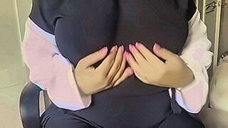 Only Here Arab woman in hijab masturbates without panties — | بنات العه | brings heat with elegance