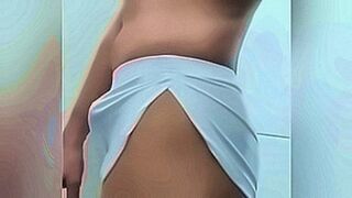 Seduction Begins Young guy testing chinese underwear — | チャイエス 本番 | caresses the edge