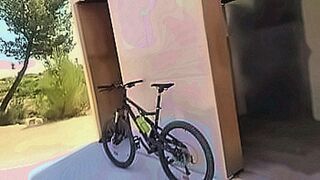 Can't Be Missed exhib naked for a ride on montain bike — | mountain girl sarah onlyfans | locks your gaze