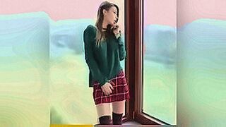 Hot Alert Young ginger slave face fucked and slapped by dungeon master — | av 4k | caresses the edge