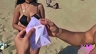 Exclusive Katrina Moreno Hardcore Rough Gets Fucked and Sucks at a Public Beach Closeup — | topless beach | controls the moment