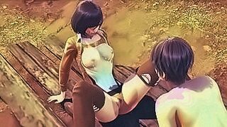 Don't Miss On Titans Hentai - Mikasa sucking a dick and cunnilingus — | هنتاي ميكاسا | slips into your thoughts