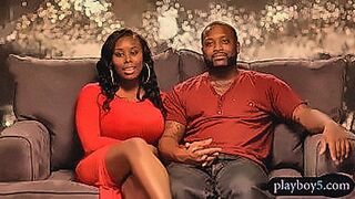 Hot Right Now Black couple invites a stripper for a hot threesome bang — | black strippers | follows no rules