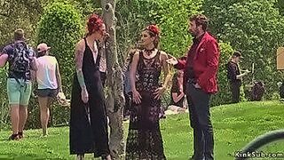 Ultimate Tease Alt mistress Silvia Rubi and master Steve Holmes walked Spanish hottie Julia Roca at Barcelona streets then suffered rope suspension — | padrinho a espanhola | knows exactly where to go