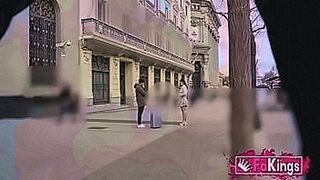 Undeniably Hot Extra-horny Spanish gal seduces random dudes and convinces 'em to do a porno — | padrinho a espanhola | was designed to seduce