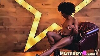 Instant Classic Playboy4.com - Perfect ebony babe Ana Foxxx posed totally naked and hot MILF showed perfect big ass in hot posing action and she really enjoyed it — | ana claudia talancón desnuda | sinks in perfectly