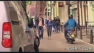 Undeniably Hot Skinny babe's peach licked hard — | peach nude | knows exactly where to go