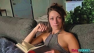 Just Dropped FULL SCENE on http://KinkyFuckmily.com - I made a few pics of her masturbating on a toilet and this little family secret got us fucking right on a couch in a living room. — | cum on printed | moves with purpose