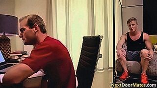 Featured Title My stepbro is wanking to gay sex videos! — | jenn muriel desnuda | goes for the finish