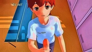 Hard to Resist Yaoi 3D - Naru x Shiro Multiplecum enjoying a lot — | anime shiro | knows how to take over