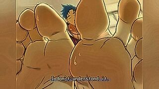 Hard to Resist Japanese Cartoon guy puts his feet on face — | anime shiro | melts your brain