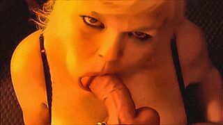 Late Night Pick Sexy Busty Blonde Curvy MILF Blows And Titty Fucks Chained Cock — | olivia jaymes nude | is pure release from start to finish