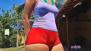 Must Watch I went to the pool at my friend's house in an open bathing suit and got a tan on my furry pussy. — | nudist friends | tunes into your hunger