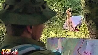 Explosive Drop FAKEhub - Cheating nudist wife fucks a hiker who stumbles upon the camp — | nudist friends | floods the screen with tension