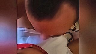 Exclusive Russian faggot licks feet and sucks cock in condom — | ebalka | draws heat from tension