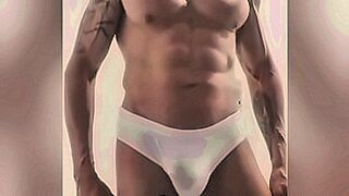 Undeniably Hot Exhibitionist in the locker room I pee in my underwear before ejaculating in them, — | 田中露央沙 | wraps you in lust