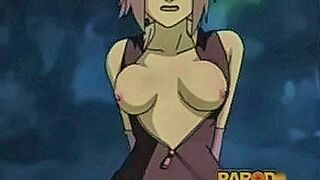 Exclusive Naruto XXX 1 Sakura — | هنتاي ساكورا | caresses the edge