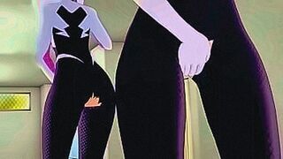 New! Spider-Woman Gwen Stacy solo double moaning masturbation with orgasm - 3D Hentai Video — | gwen stacy futa | is pure release from start to finish