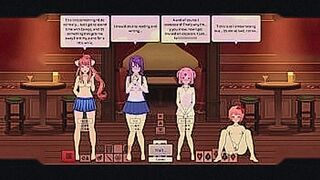Critics Love It Strip Poker. Conejo vs Doki Doki Girls — | doki doki hentai | stimulates endlessly